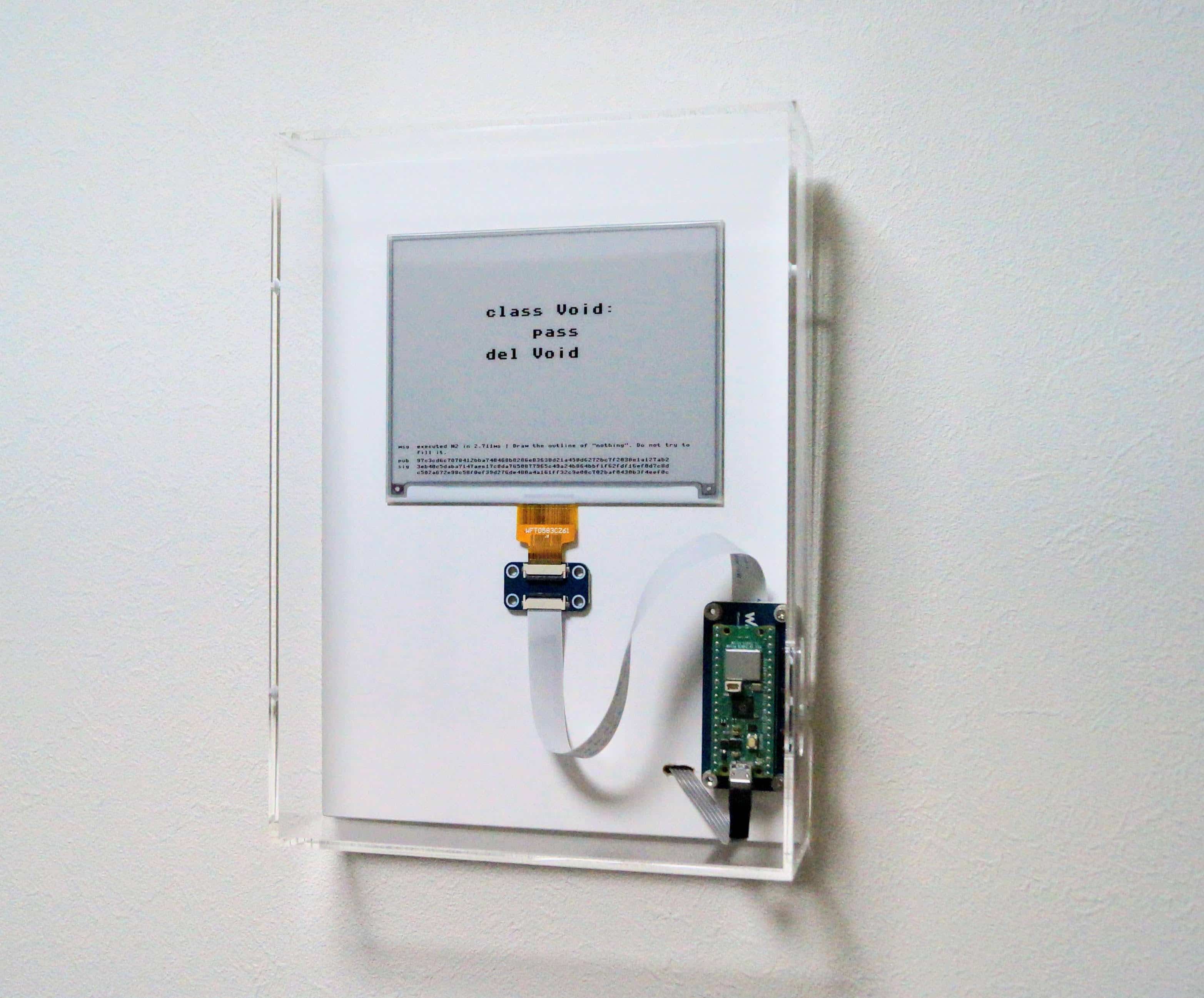 Executed Poetry Device